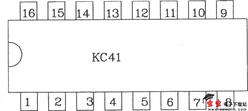 六路雙脈沖形成器KC41應用電路圖