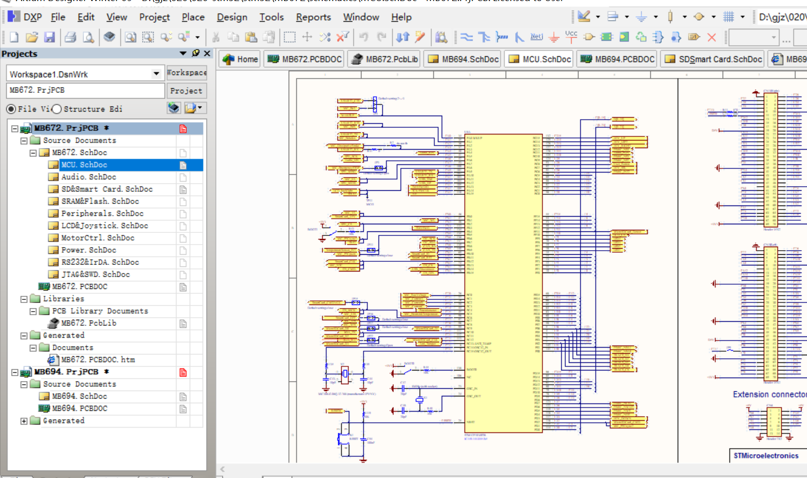 STM32F103ZET6單片機官方開發(fā)板AD設(shè)計原理圖+PCB+封裝庫文件