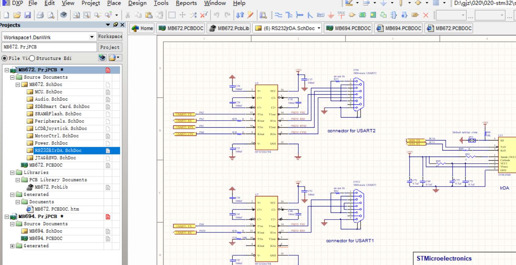 STM32F103ZET6單片機官方開發(fā)板AD設(shè)計原理圖+PCB+封裝庫文件