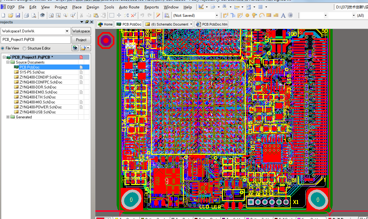 Xilinx FPGA XC7Z020CLG400  USB3320 RTL8211 AD設計核心板