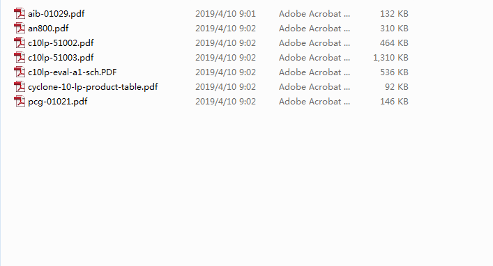 Altera(Intel)_Cyclone10_10CL006開發板資料硬件參考設計+邏輯例程