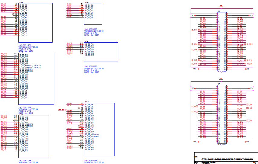 Altera(Intel)_Cyclone10_10CL006開發板資料硬件參考設計+邏輯例程