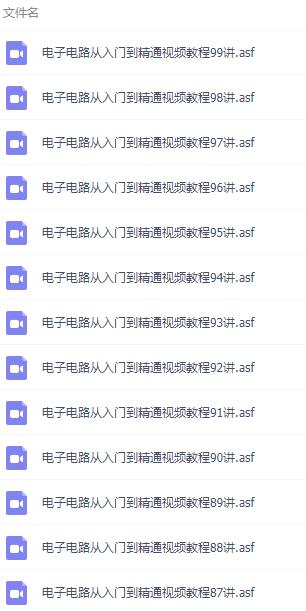 【網(wǎng)盤】電子電路從入門到精通教學(xué)視頻