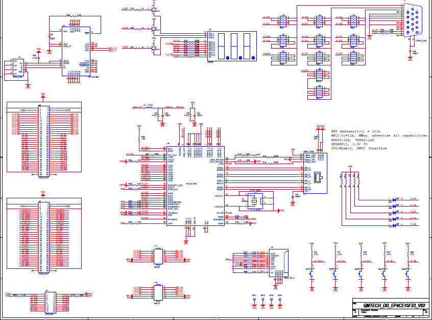 Altera(Intel)_Cyclone_IV_EP4CE15_開發板資料硬件參考設計+邏輯例程