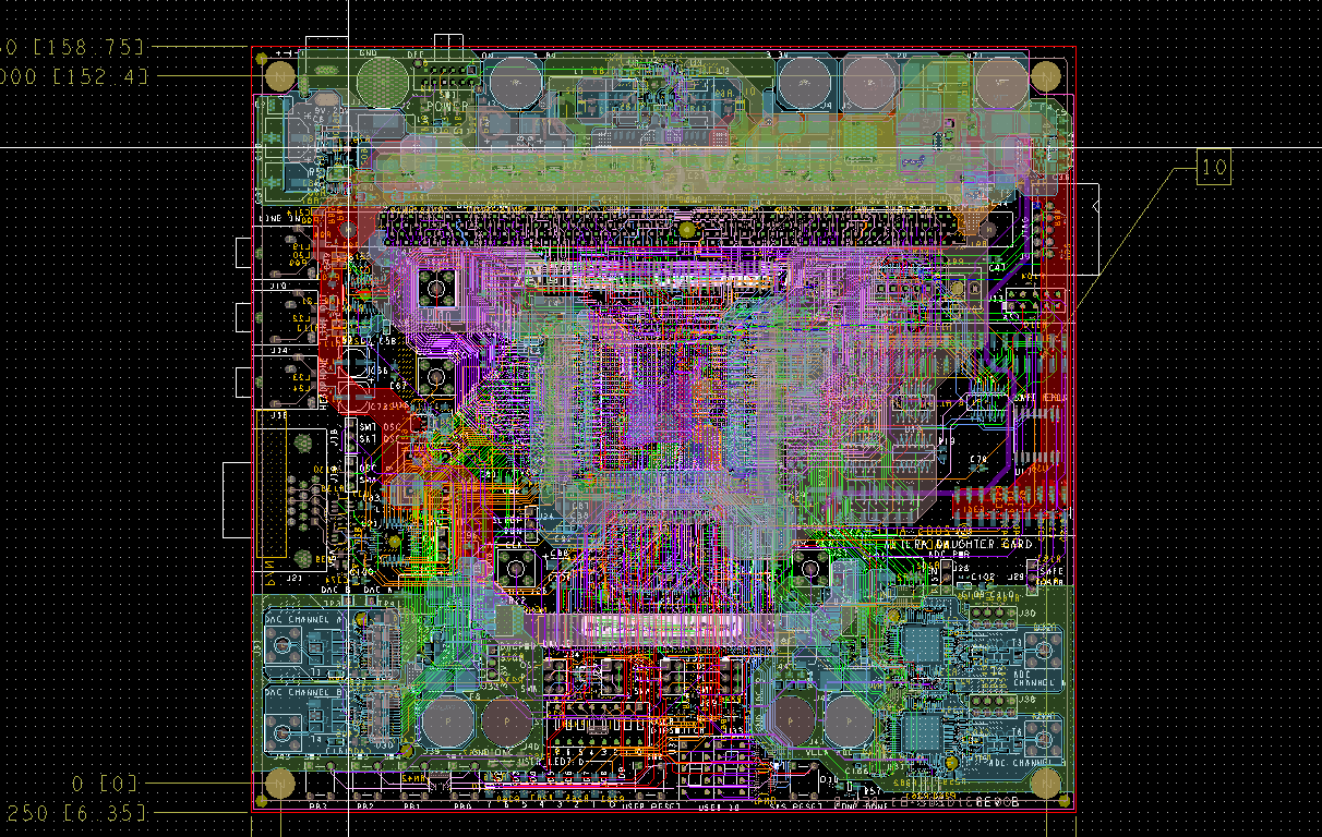 12層設計EP2C35F672??FPGA開發板Cadence Allegro PCB 設計文件