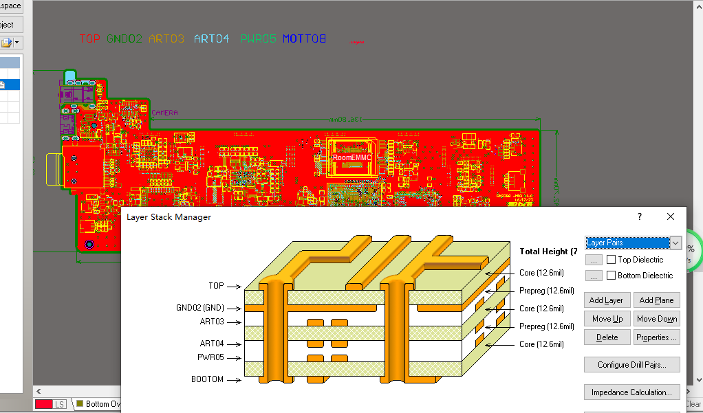 瑞芯微RK3288產(chǎn)品應(yīng)用板ALTIUM AD設(shè)計(jì)硬件PCB(6層)+封裝庫(kù)文件