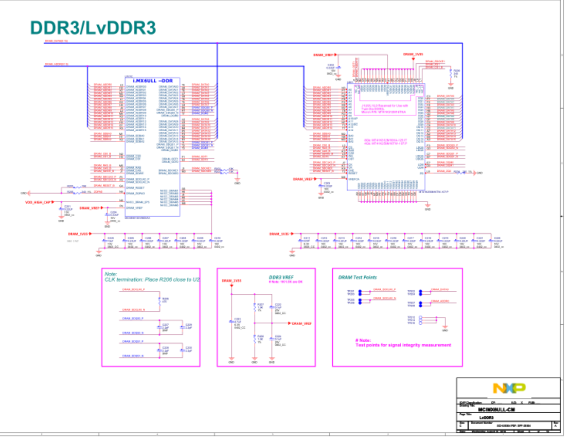 nxp imx6ull MCIMX6ULL官方開發板Cadence allegro設計硬件原理圖+P