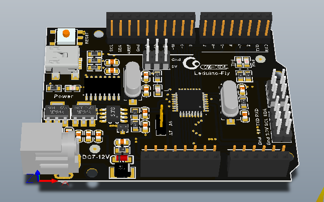 Arduino UNO R3主控板AD版（原理圖 PCB源文件）